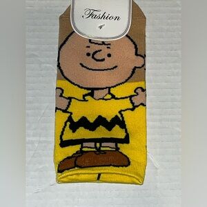 Charlie Brown Cartoon Character Socks